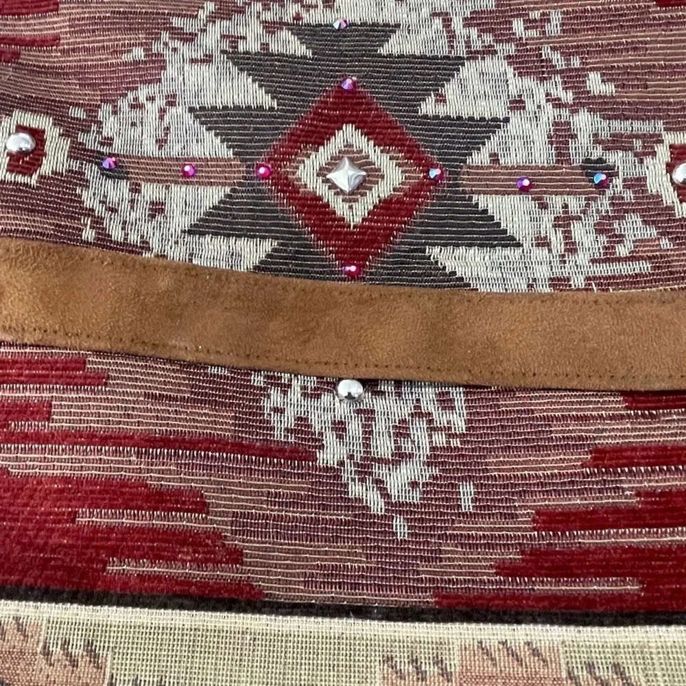 Atenti USA-Made Southwest Tapestry Crossbody Bag Bohemian - Southwestern Style - Picture 6 of 14